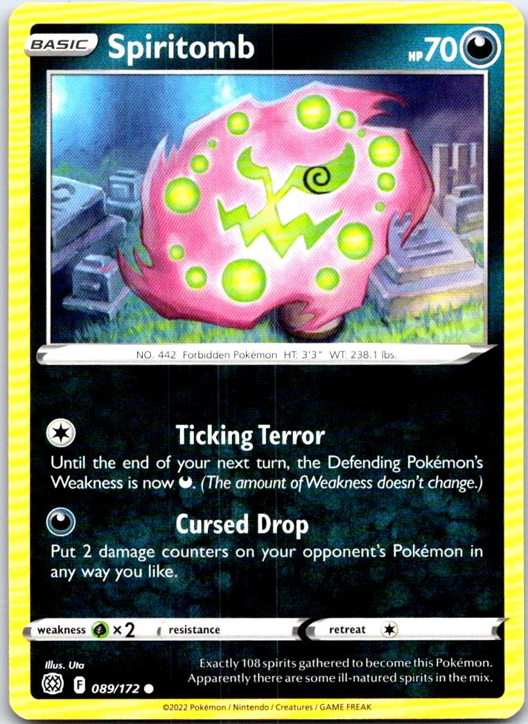 Spiritomb - 089/172 - - BRILLIANT STARS - Pokemon - Common | AB67-3