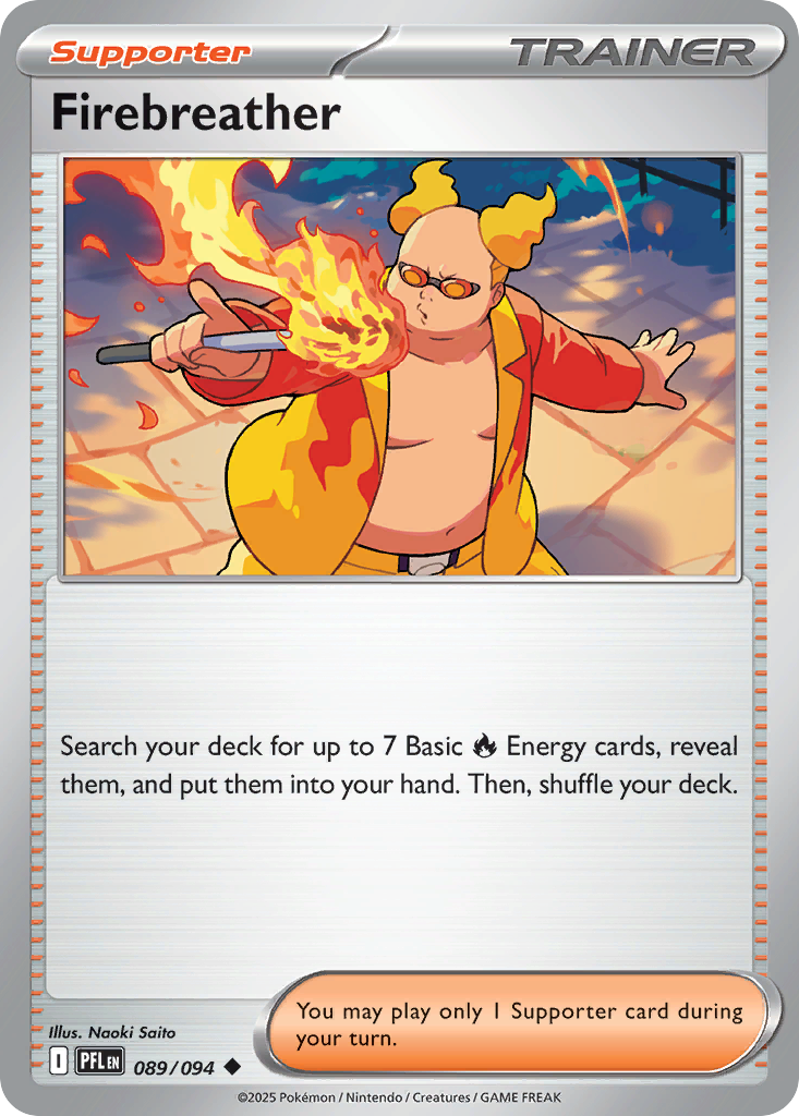 Firebreather - 089/094 - - PHANTASMAL FLAMES - Pokemon - Uncommon | AA44-66