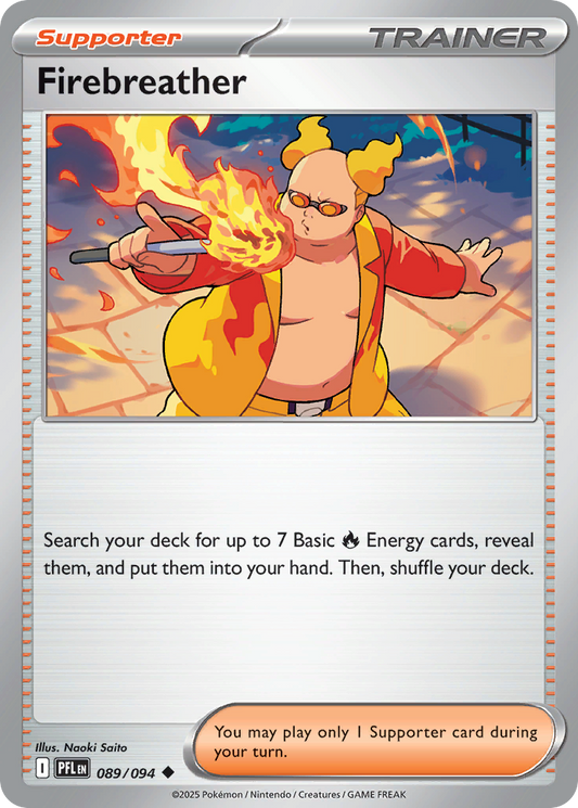 Firebreather - 089/094 - - PHANTASMAL FLAMES - Pokemon - Uncommon | AA60-28