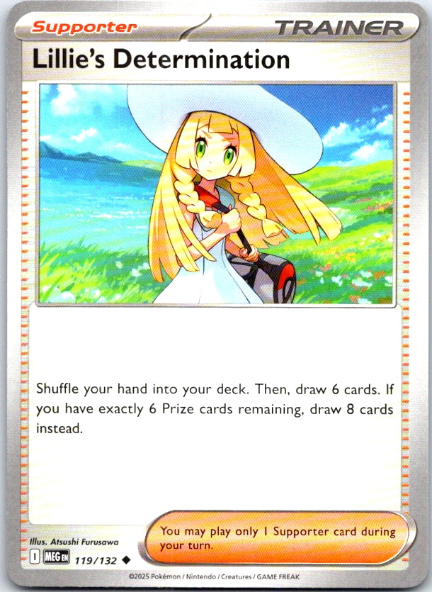 Lillie's Determination - 119/132 - - MEGA EVOLUTION - Pokemon - | AC24-60