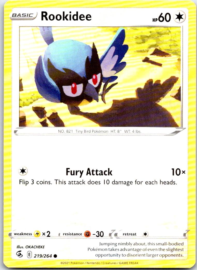Rookidee - 219/264 - - FUSION STRIKE - Pokemon - Common | AB34-18