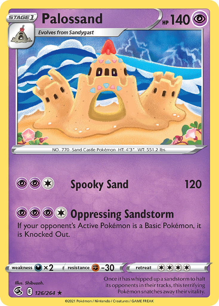 Palossand - 126/264 - - FUSION STRIKE - Pokemon - Rare | AA73-26