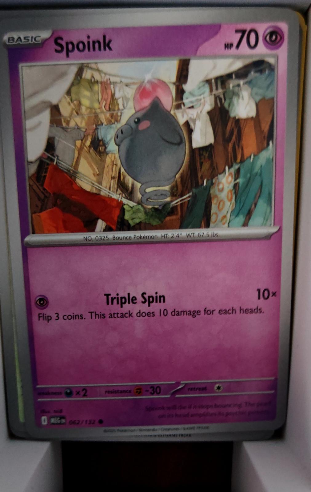 Spoink - 062/132 - - MEGA EVOLUTION - Pokemon - Common | AA57-48