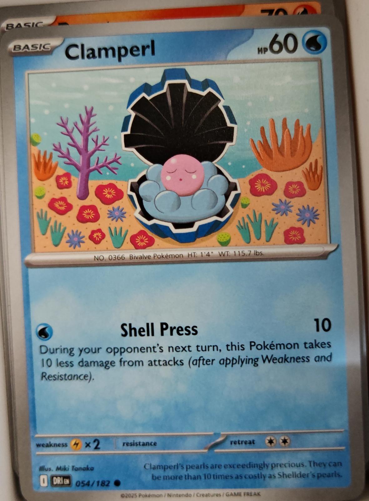 Clamperl - 054/182 - - DESTINED RIVALS - Pokemon - Common | AA10-65