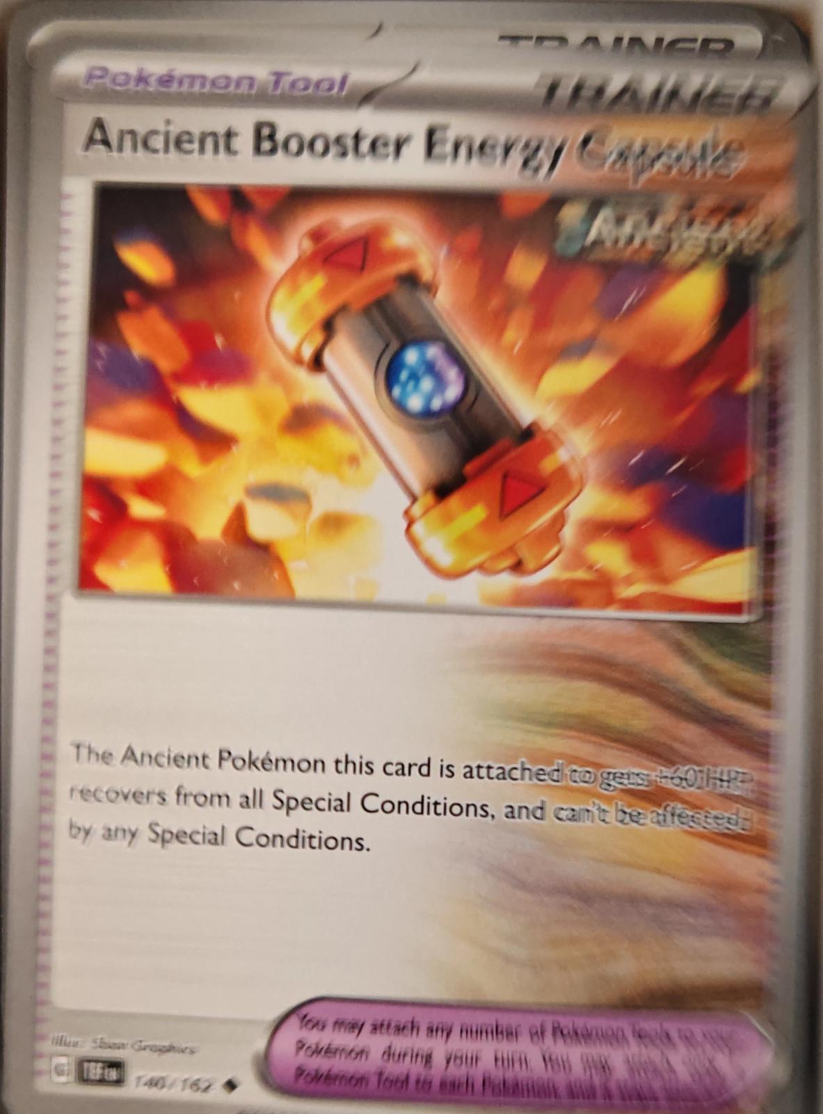 Ancient Booster Energy Capsule - 140/162 - - TEMPORAL FORCES - Pokemon - | AA29-18