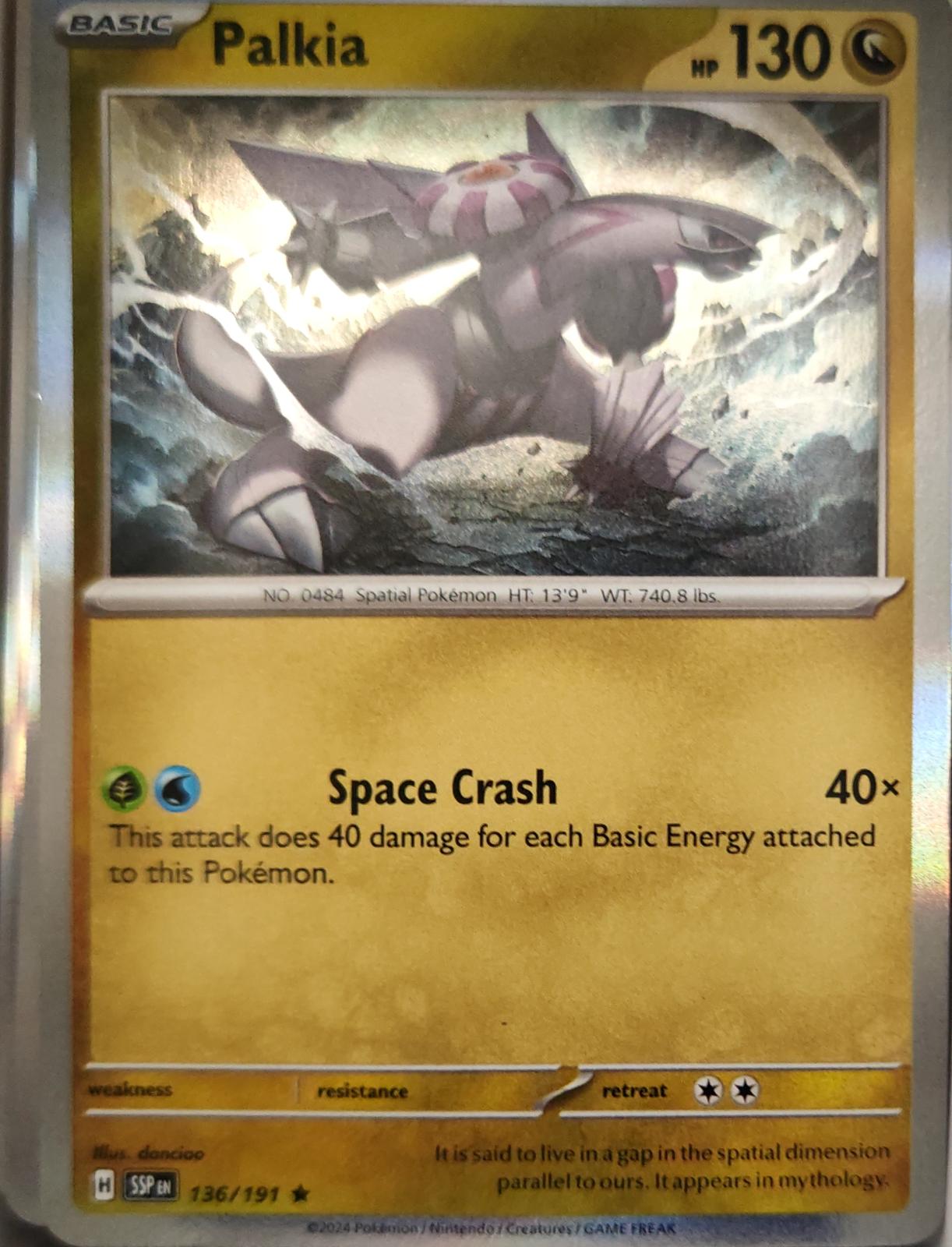 Palkia - 136/191 - Holo - SURGING SPARKS - Pokemon - Rare | AA13-46