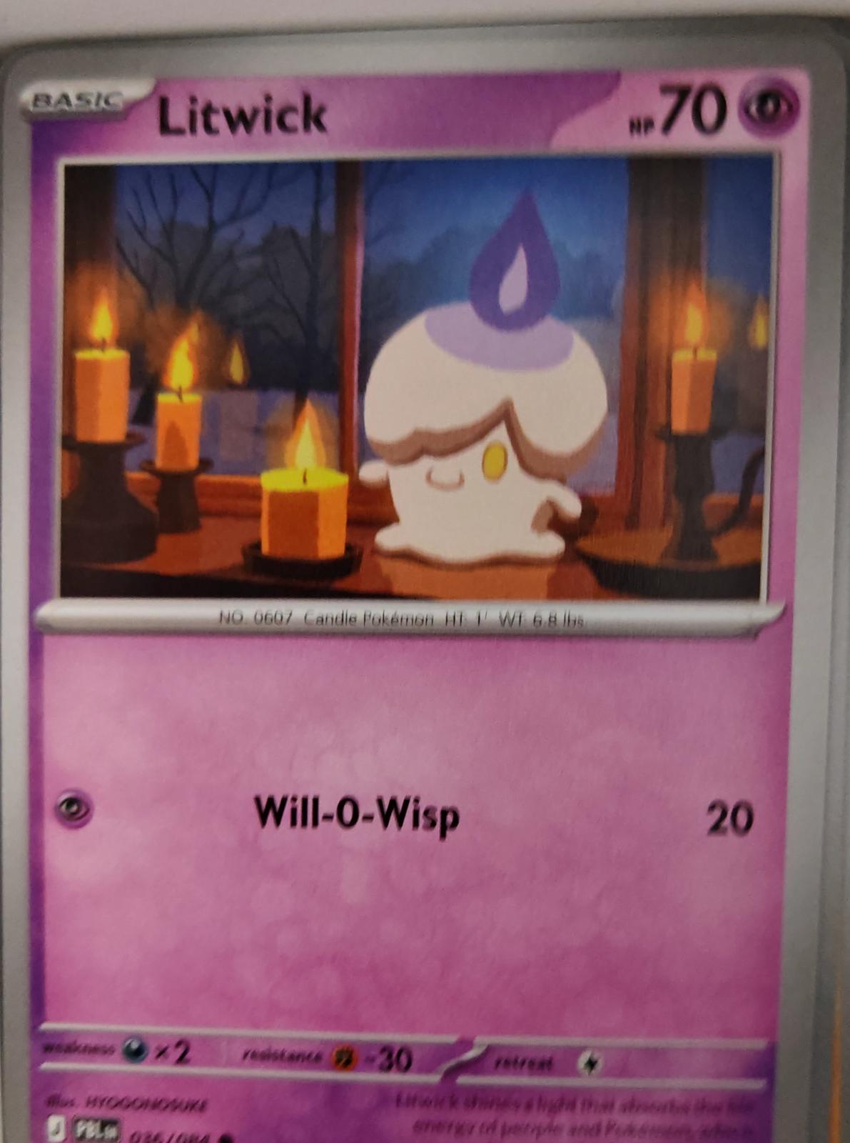 Litwick - 036/084 - - PITCH BLACK - Pokemon - Common | AA28-35