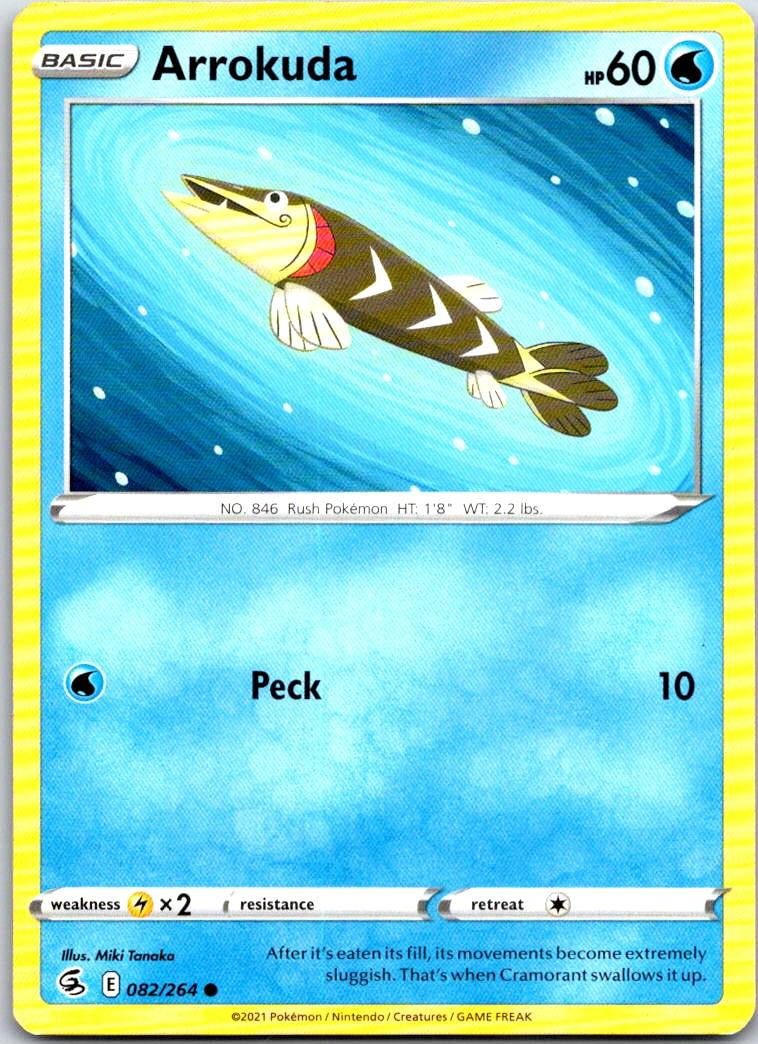 Arrokuda - 082/264 - - FUSION STRIKE - Pokemon - Common | AB11-11