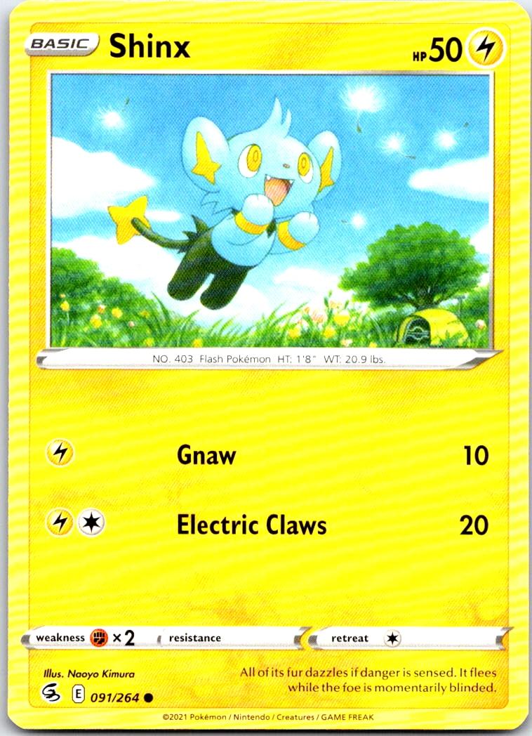 Shinx - 091/264 - - FUSION STRIKE - Pokemon - Common | AB38-8