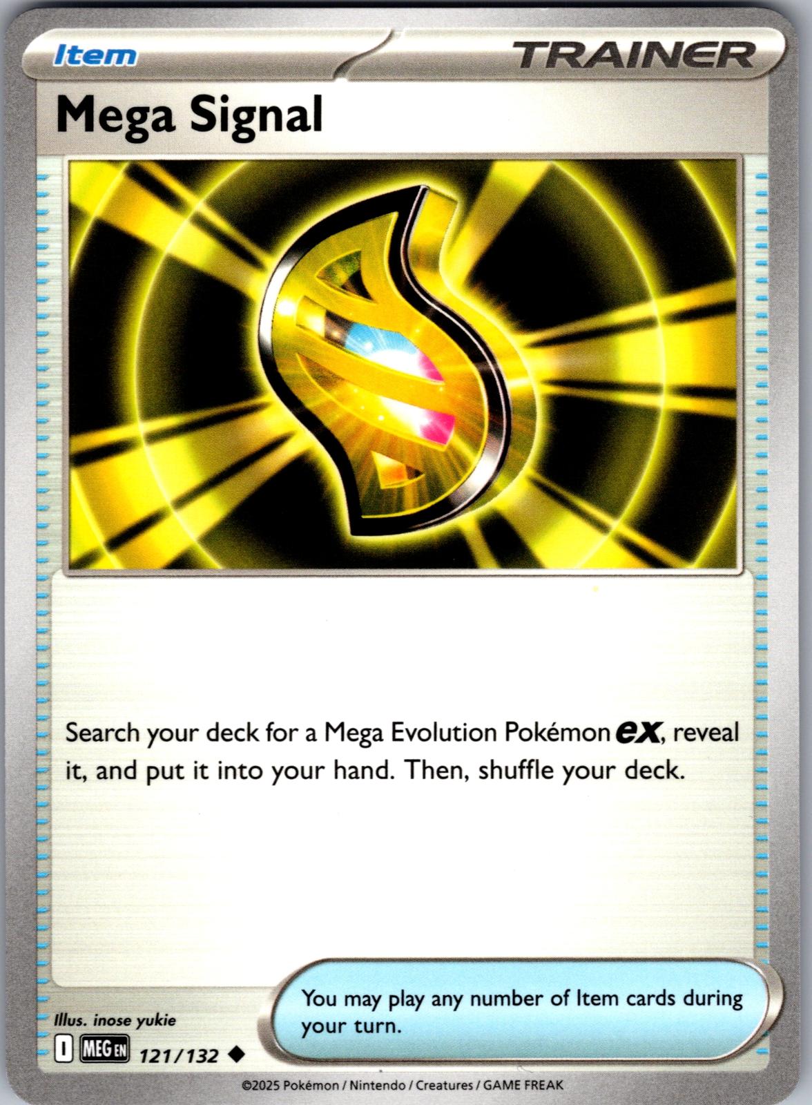Mega Signal - 121/132 - - MEGA EVOLUTION - Pokemon - Uncommon | AA77-8