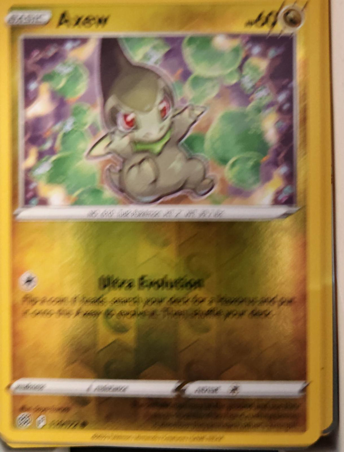 Axew - 110/172 - Reverse Holo - BRILLIANT STARS - Pokemon - Common | AA22-49