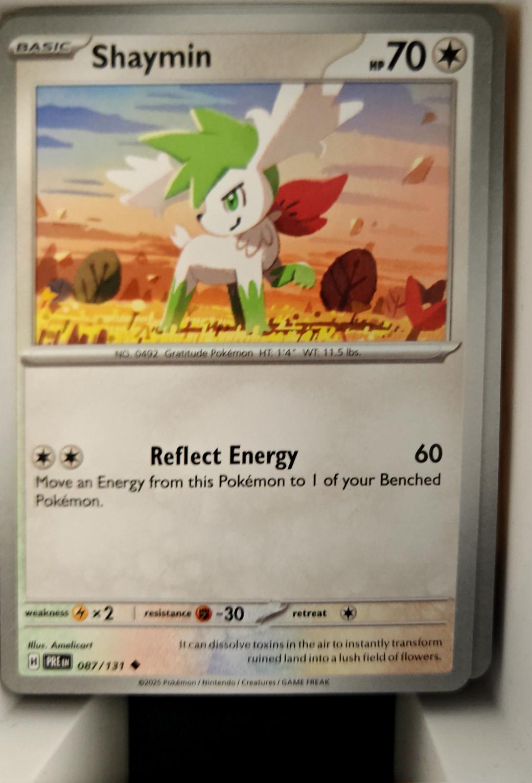 Shaymin - 087/131 - - PRISMATIC EVOLUTIONS - Pokemon - Uncommon | AA27-99