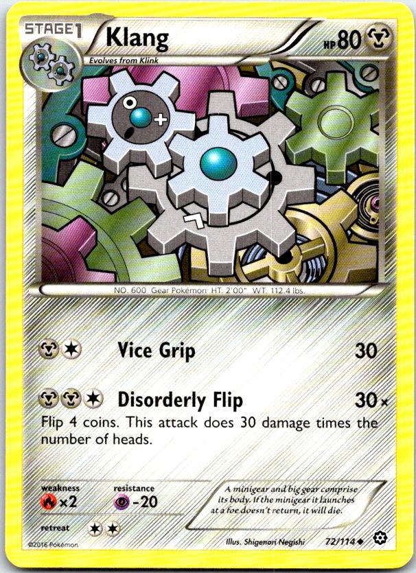 Klang - 72/114 - - STEAM SIEGE - Pokemon - Uncommon | AC19-46
