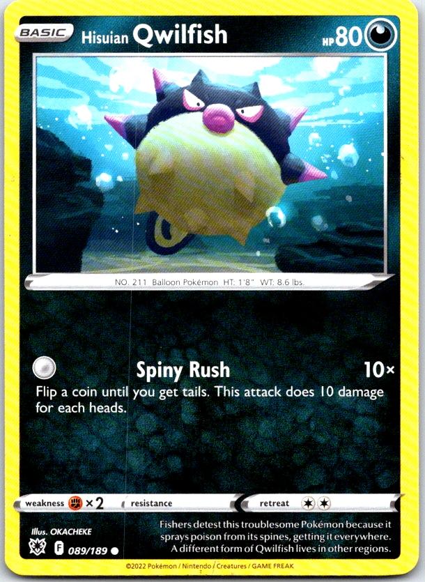 Hisuian Qwilfish - 089/189 - - ASTRAL RADIANCE - Pokemon - Common | AC09-48