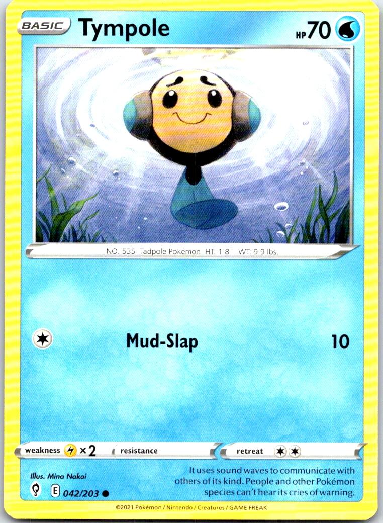 Tympole - 042/203 - - EVOLVING SKIES - Pokemon - Common | AB37-38