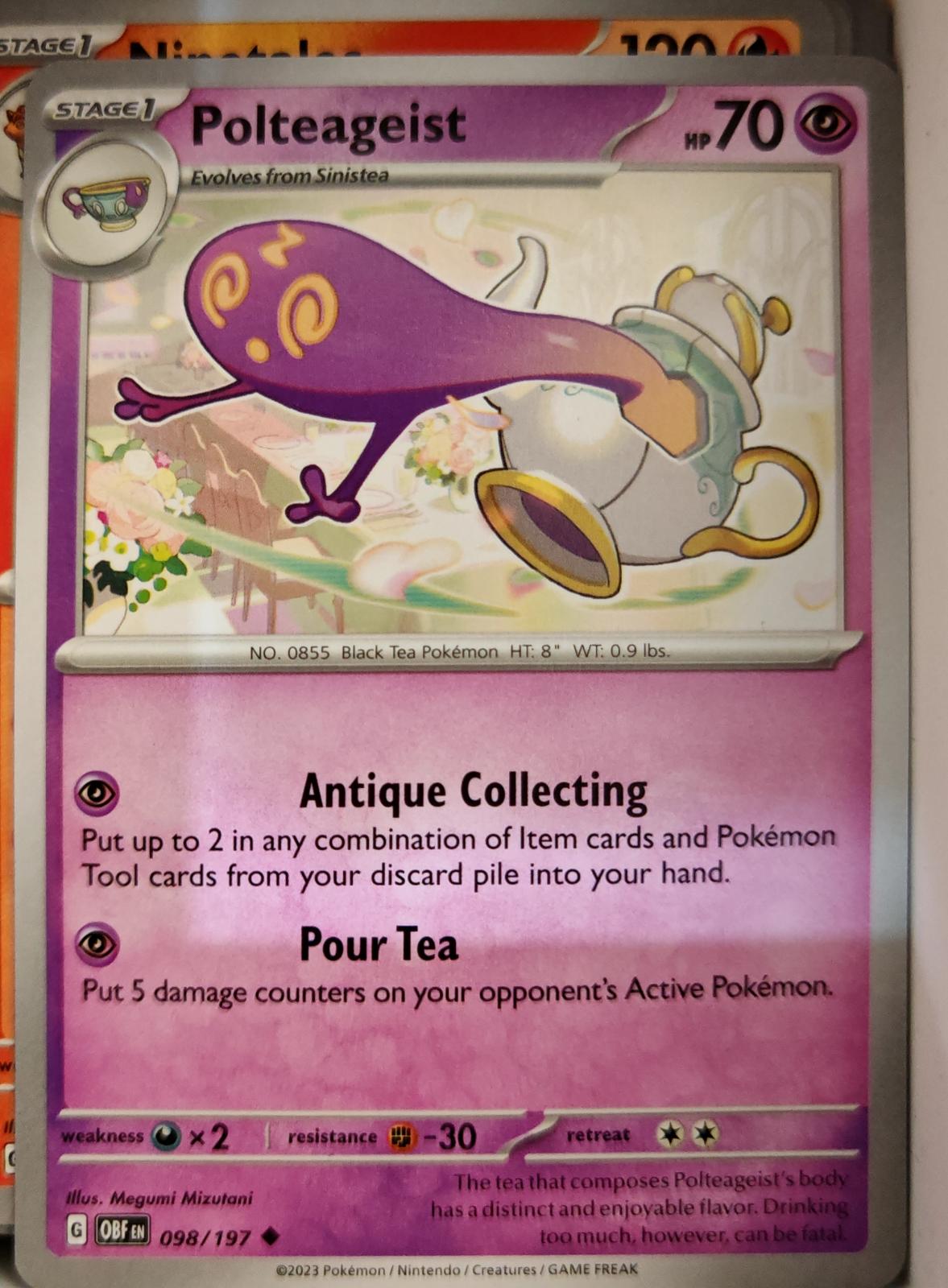 Polteageist - 098/197 - - OBSIDIAN FLAMES - Pokemon - Uncommon | AA05-78