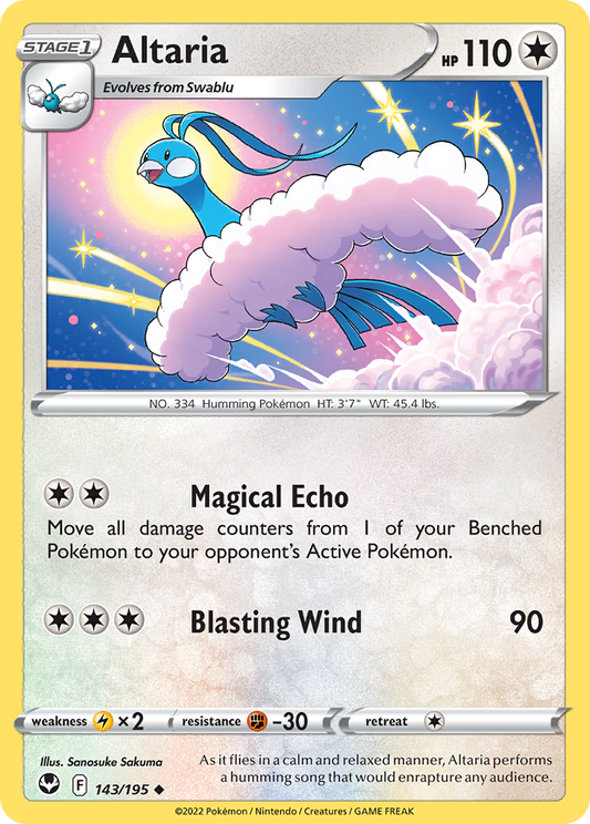 Altaria - 143/195 - - SILVER TEMPEST - Pokemon - Uncommon | AA91-27