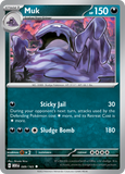 Muk - 089/165 - Reverse Holo - 151 - Pokemon - Uncommon | AA61-35
