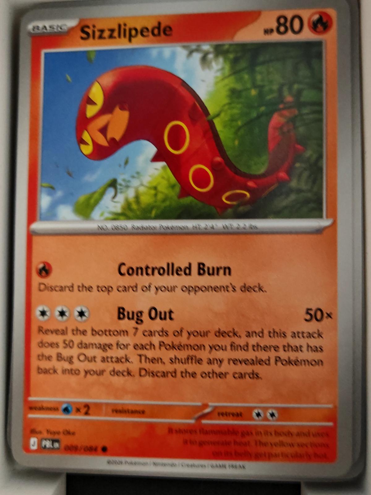 Sizzlipede - 009/084 - - PITCH BLACK - Pokemon - Common | AA28-28