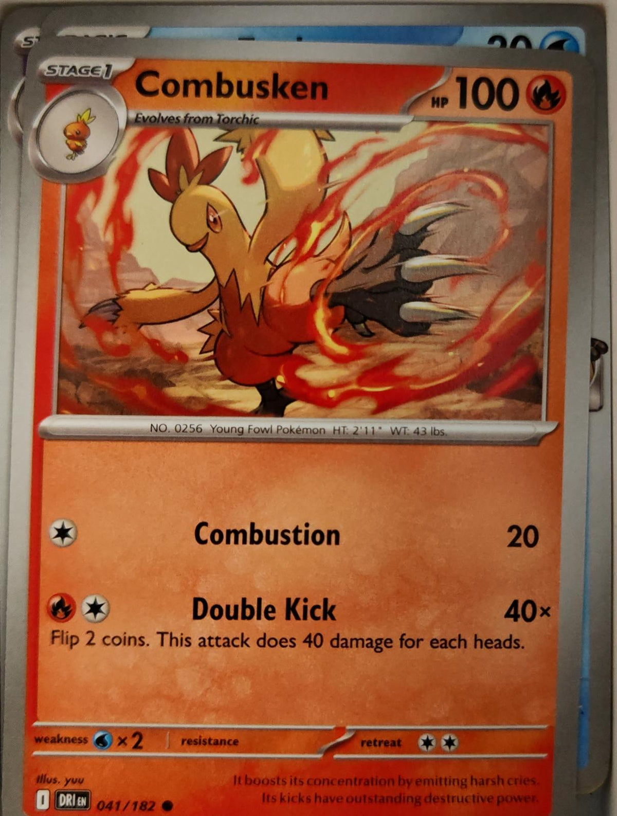 Combusken - 041/182 - - DESTINED RIVALS - Pokemon - Common | AA10-18