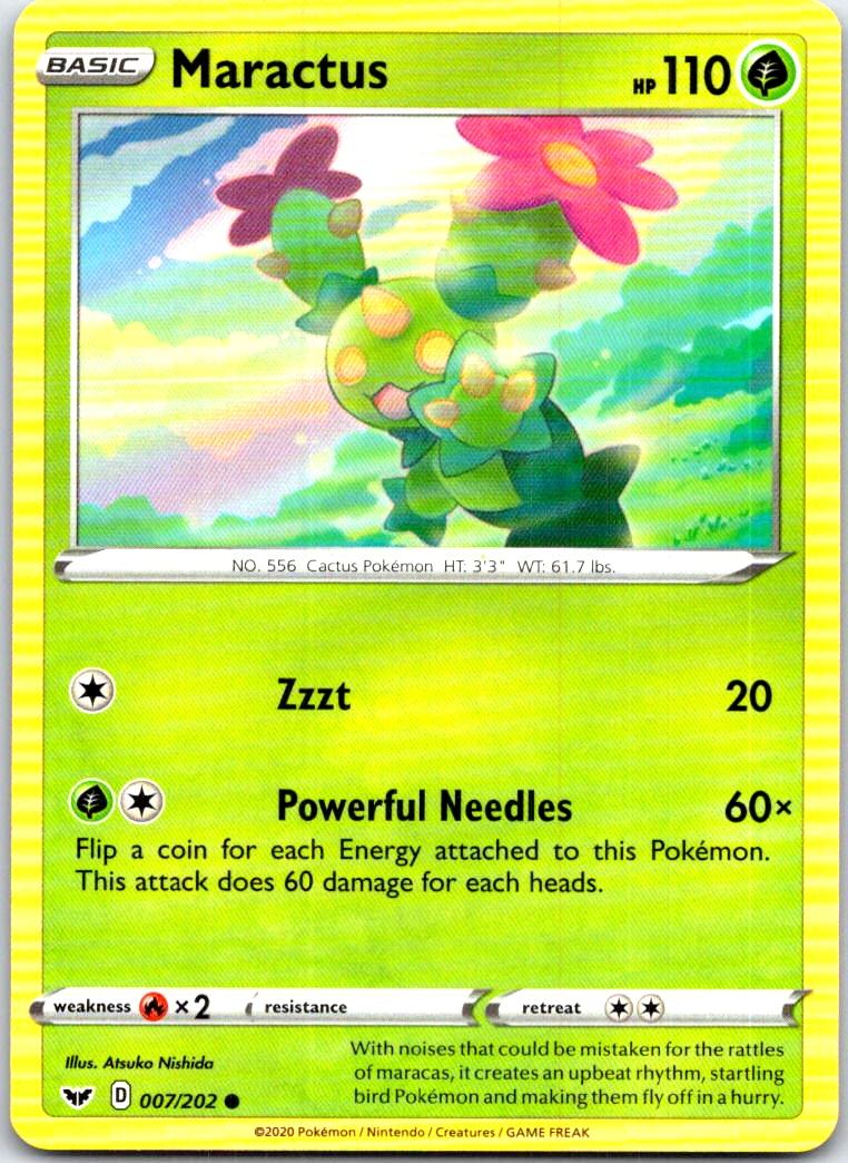 Maractus - 007/202 - - SWORD & SHIELD - Pokemon - Common | AB62-38
