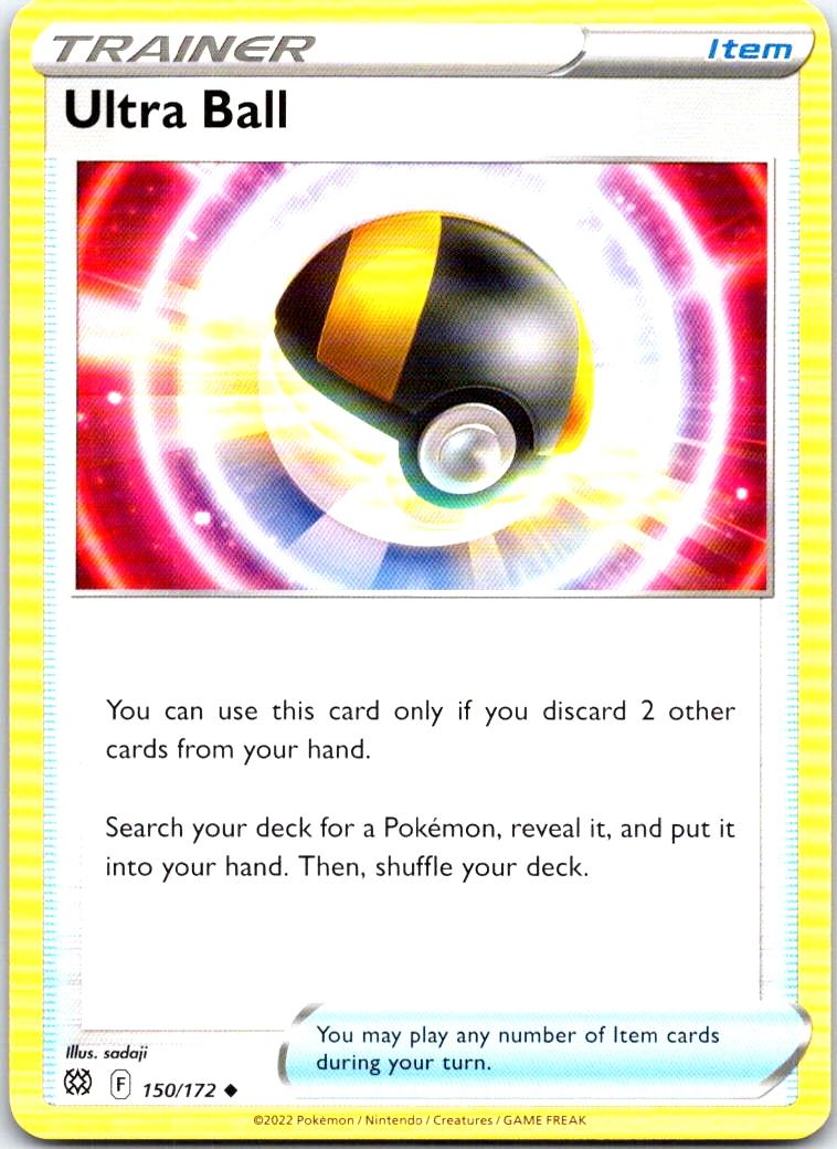 Ultra Ball - 150/172 - - BRILLIANT STARS - Pokemon - Uncommon | AB15-20