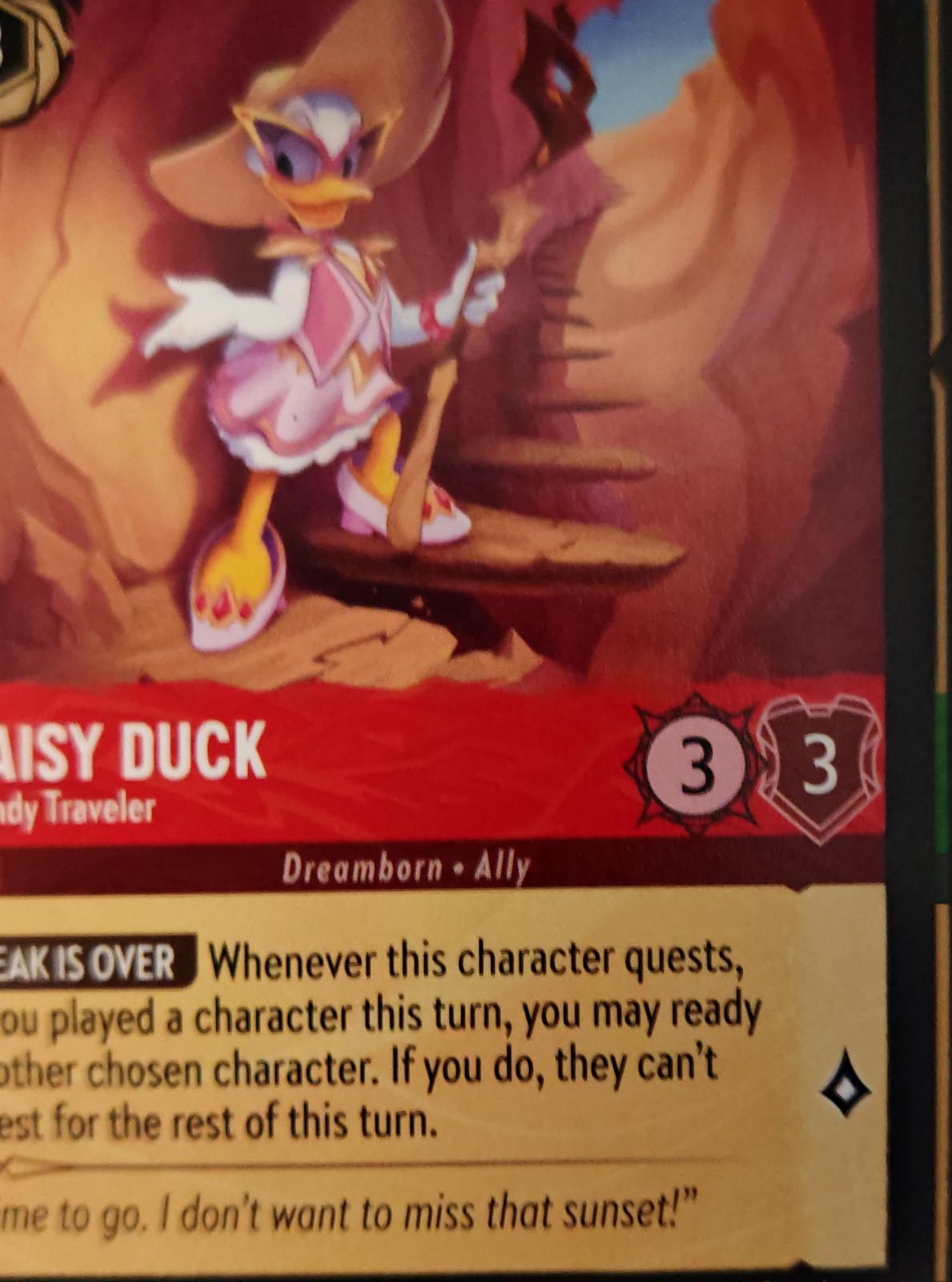 Daisy Duck - Trendy Traveler - 115/204 - - WILDS UNKNOWN - Lorcana - | LAA03-46