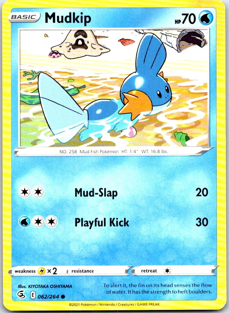 Mudkip - 062/264 - - FUSION STRIKE - Pokemon - Common | AB66-50