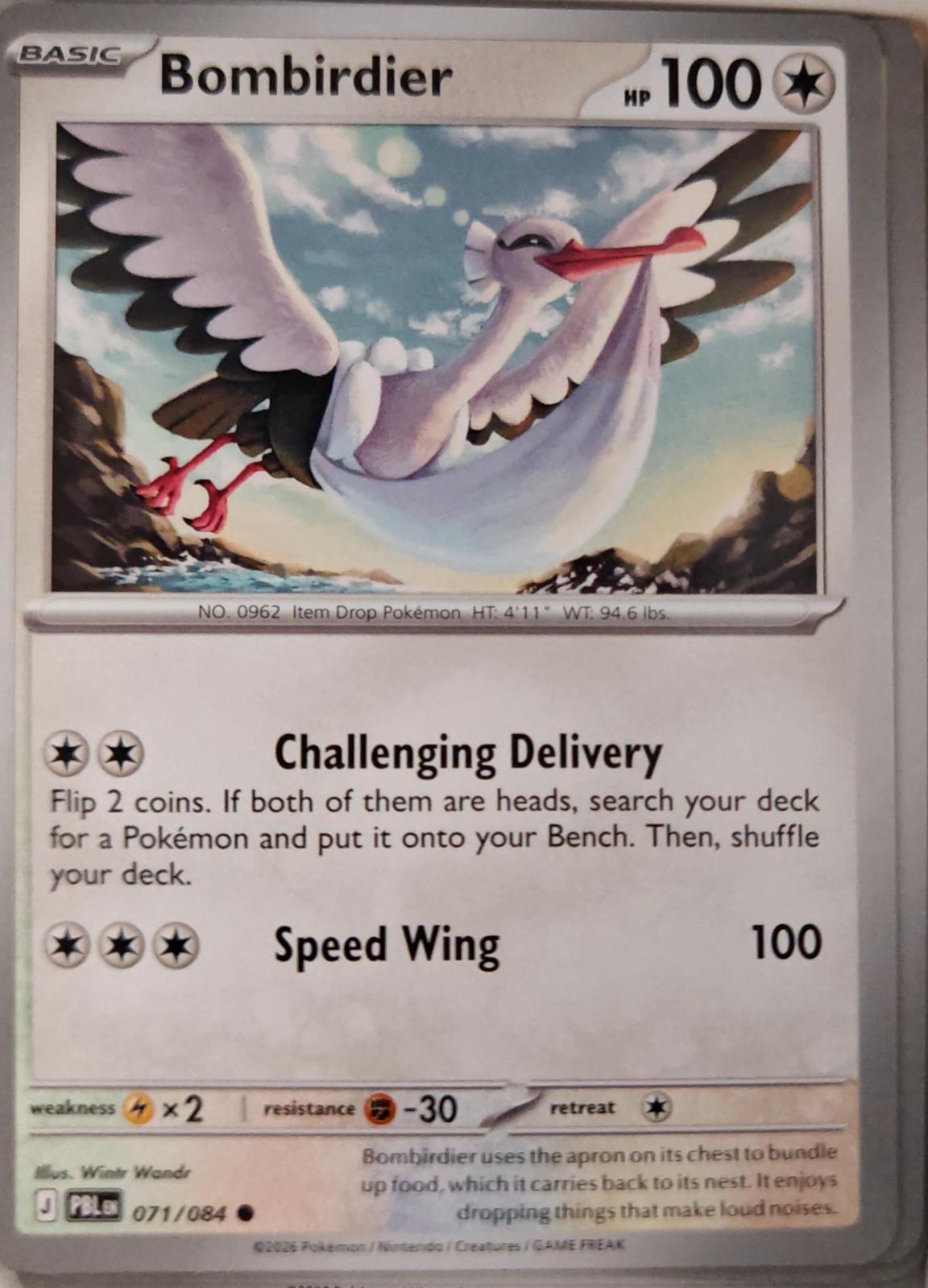 Bombirdier - 071/084 - - PITCH BLACK - Pokemon - Common | AA28-12