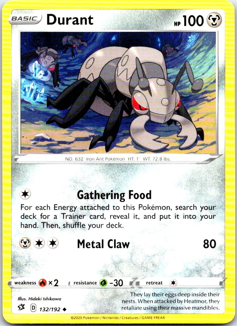 Durant - 132/192 - - REBEL CLASH - Pokemon - Uncommon | AB82-47