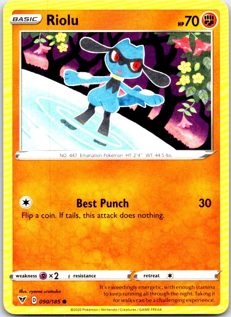 Riolu - 090/185 - - VIVID VOLTAGE - Pokemon - Common | AB94-16