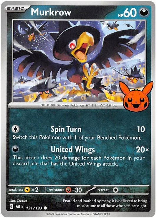 Murkrow - 131/193 - - TRICK OR TRADE BOOSTER 2023 - Pokemon - Common | AA51-1