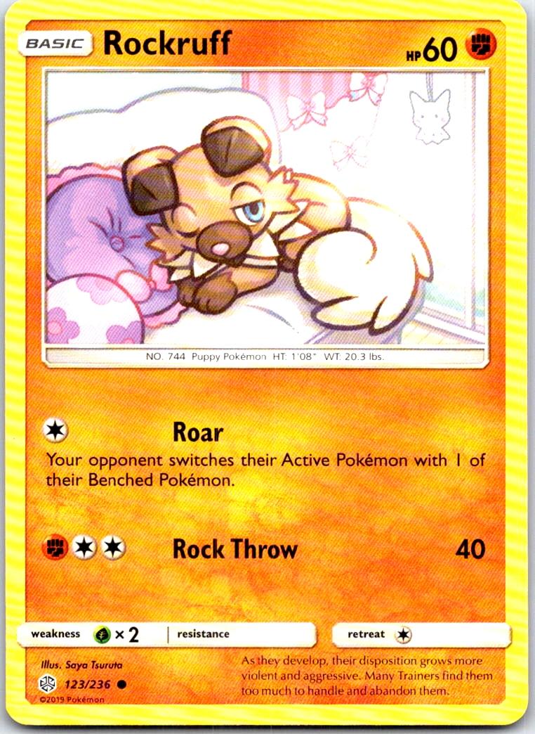 Rockruff - 123/236 - - COSMIC ECLIPSE - Pokemon - Common | AB65-49
