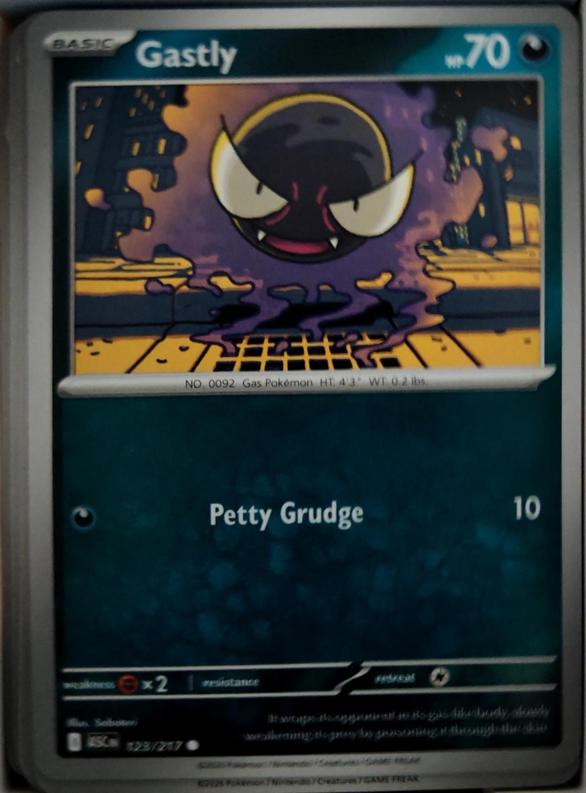 Gastly - 123/217 - - ASCENDED HEROES - Pokemon - Common | AA47-49