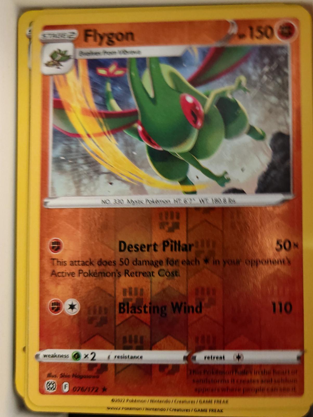 Flygon - 076/172 - Reverse Holo - BRILLIANT STARS - Pokemon - Rare | AA22-29