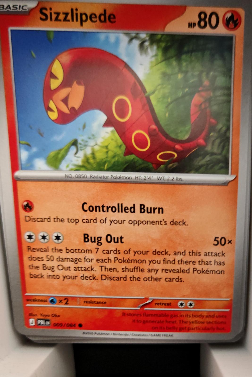 Sizzlipede - 009/084 - - PITCH BLACK - Pokemon - Common | AA16-90