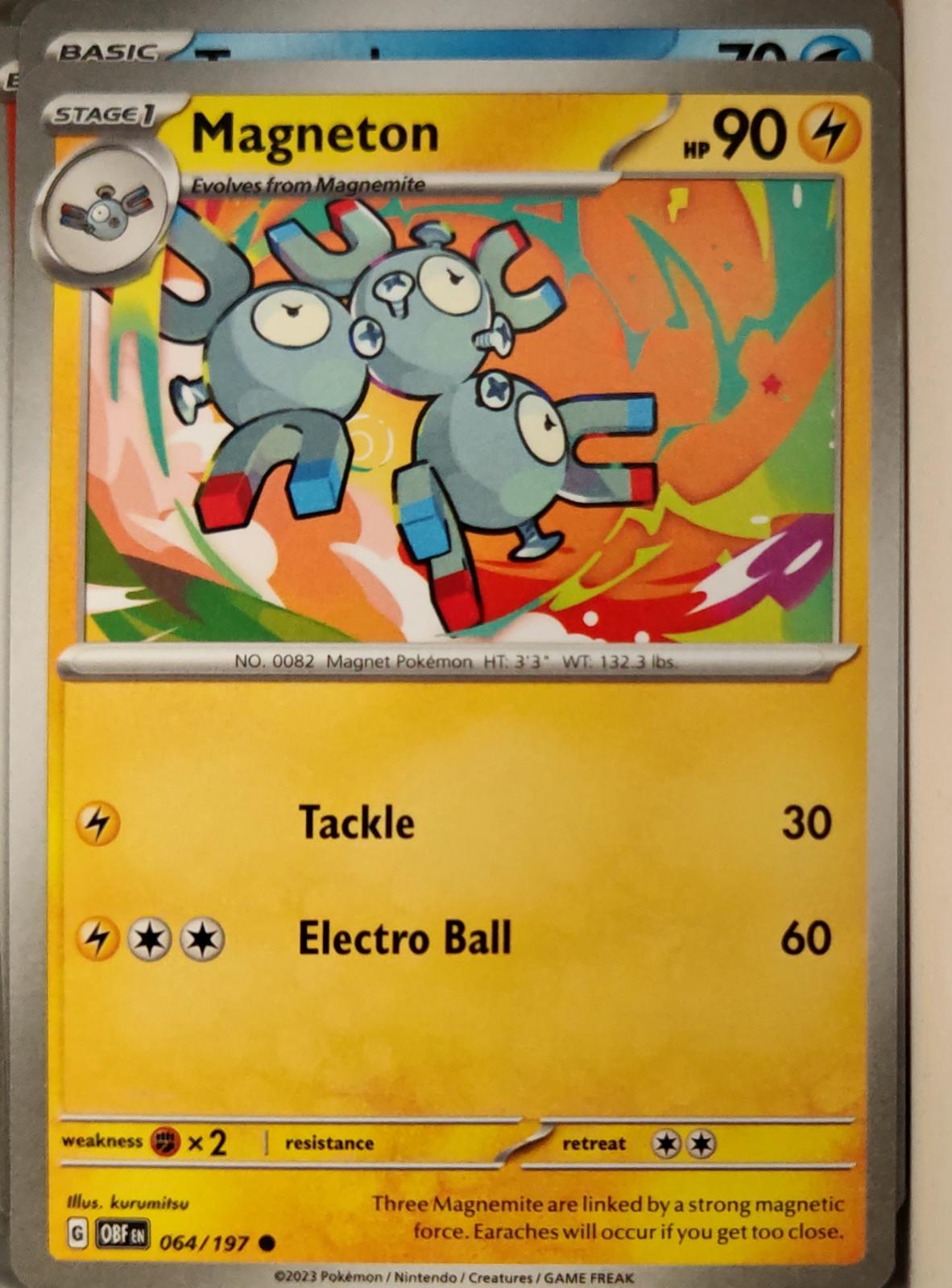Magneton - 064/197 - - OBSIDIAN FLAMES - Pokemon - Common | AA11-23