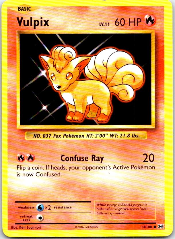 Vulpix - 14/108 - - EVOLUTIONS - Pokemon - Common | AC03-1