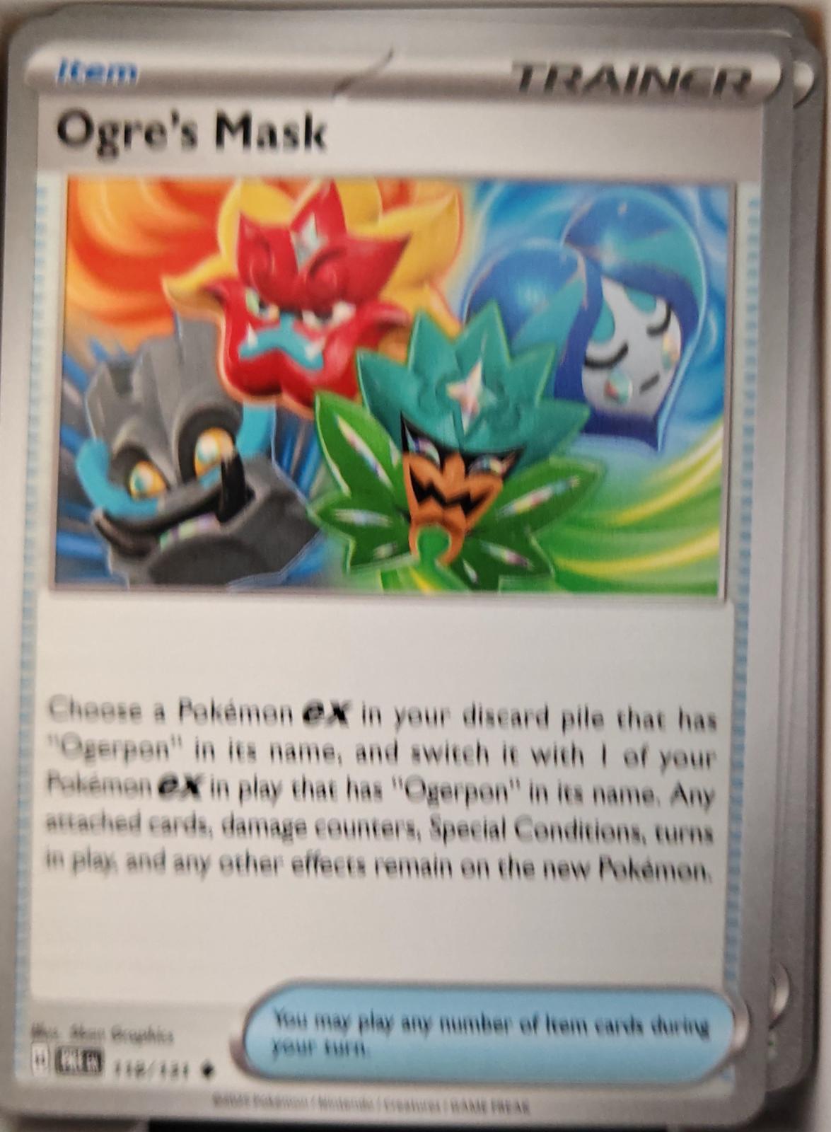 Ogre's Mask - 118/131 - - PRISMATIC EVOLUTIONS - Pokemon - Uncommon | AA29-40