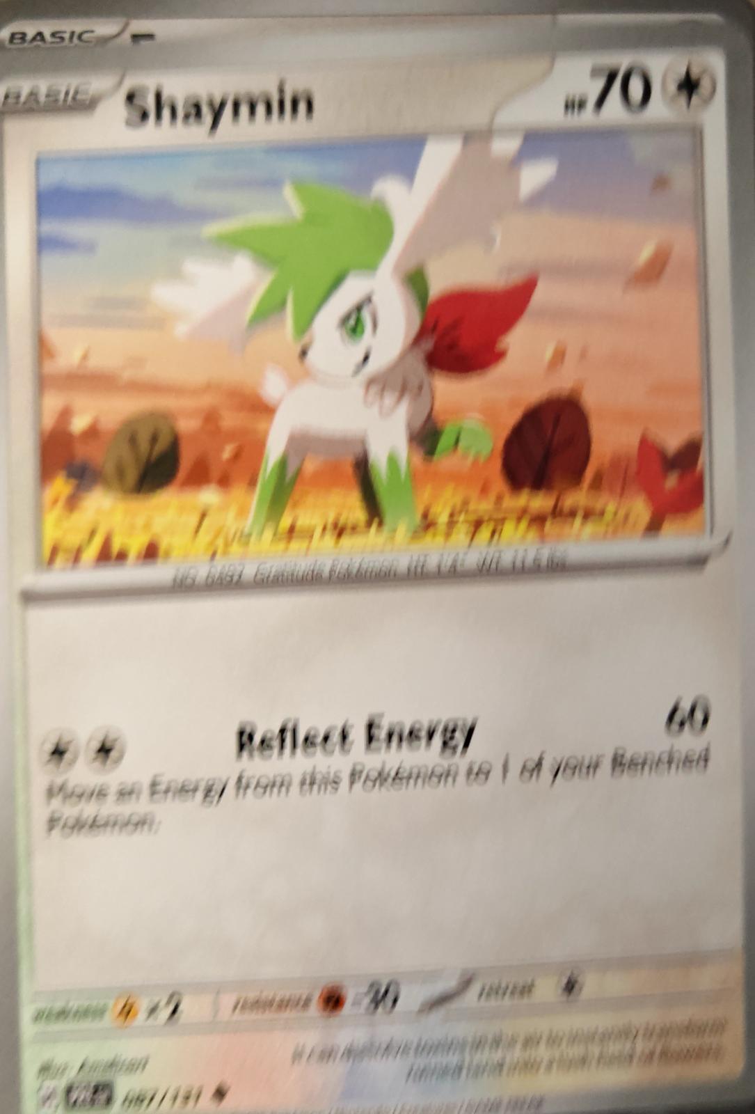 Shaymin - 087/131 - - PRISMATIC EVOLUTIONS - Pokemon - Uncommon | AA27-96