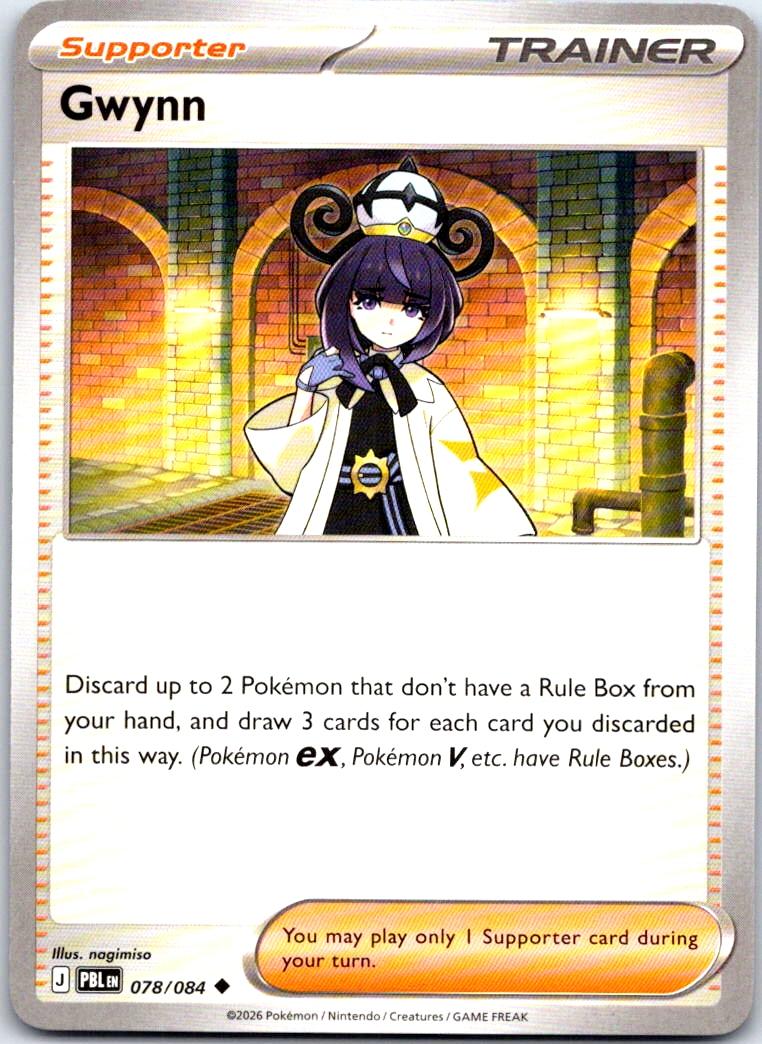Gwynn - 078/084 - - PITCH BLACK - Pokemon - Uncommon | AB23-30
