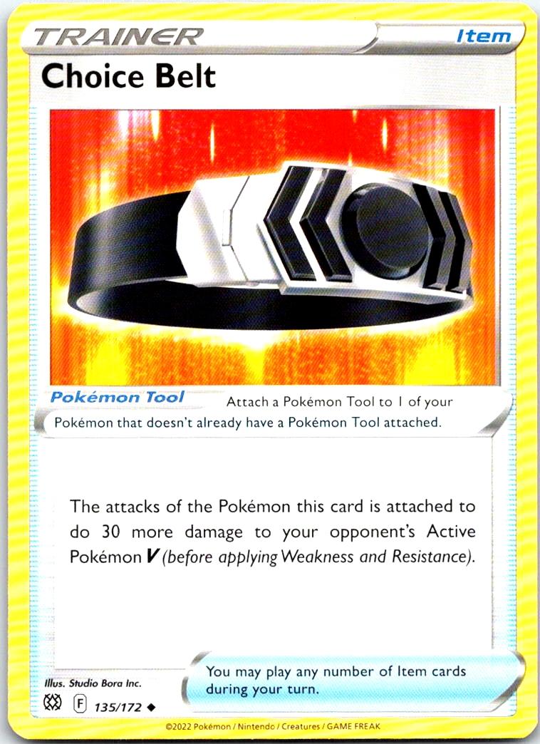 Choice Belt - 135/172 - - BRILLIANT STARS - Pokemon - Uncommon | AB15-27