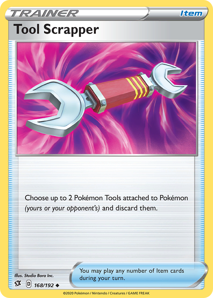 Tool Scrapper - 168/192 - - REBEL CLASH - Pokemon - Uncommon | AA118-14