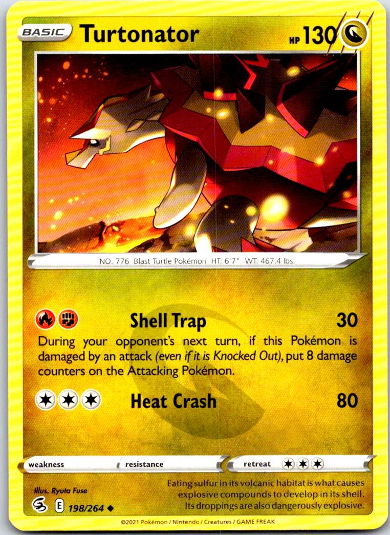 Turtonator - 198/264 - - FUSION STRIKE - Pokemon - Uncommon | AB10-36