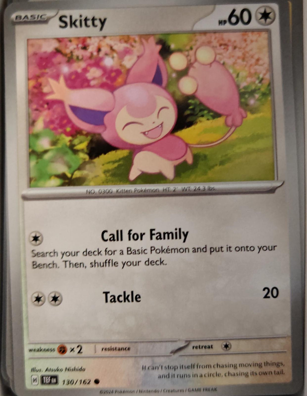 Skitty - 130/162 - - TEMPORAL FORCES - Pokemon - Common | AA24-66