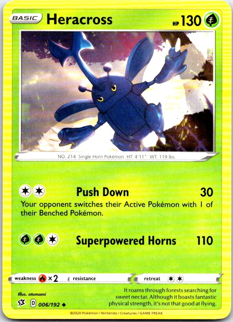 Heracross - 006/192 - - REBEL CLASH - Pokemon - Uncommon | AB28-31