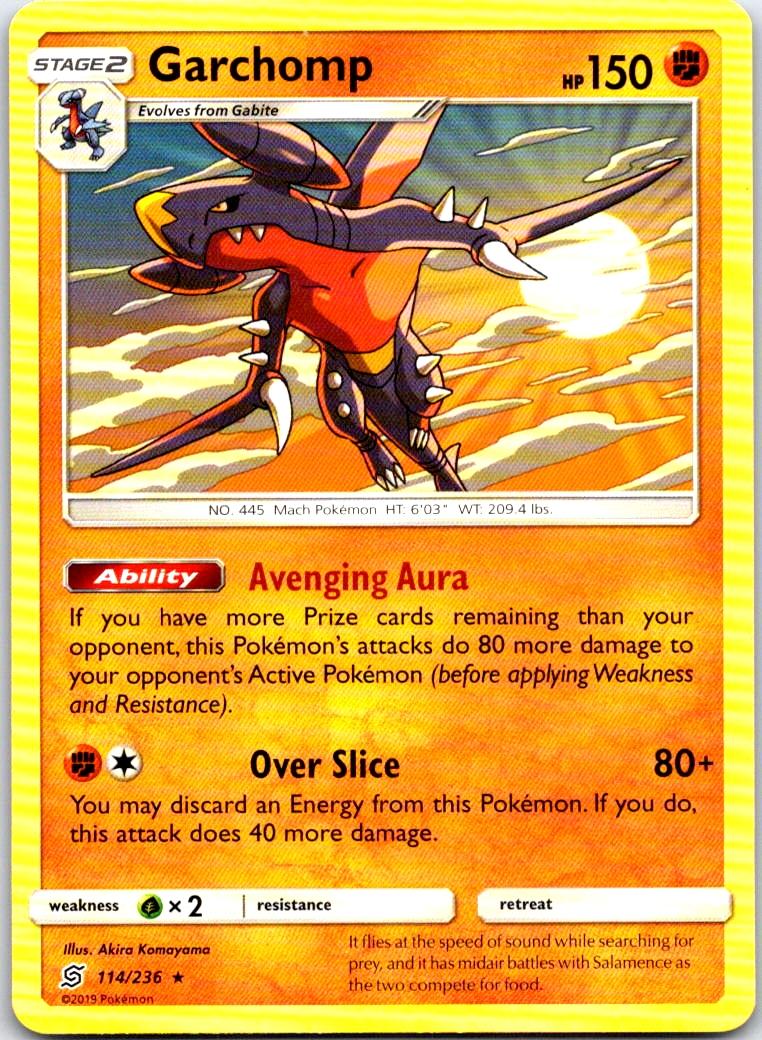 Garchomp - 114/236 - UNIFIED MINDS - Pokemon - Rare | AB33-12