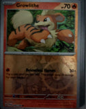 Growlithe - 030/198 - Reverse Holo - SCARLET & VIOLET - Pokemon - | AA49-7