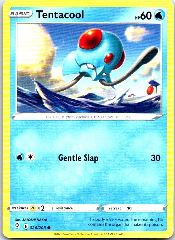 Tentacool - 026/203 - - EVOLVING SKIES - Pokemon - Common | AC17-41