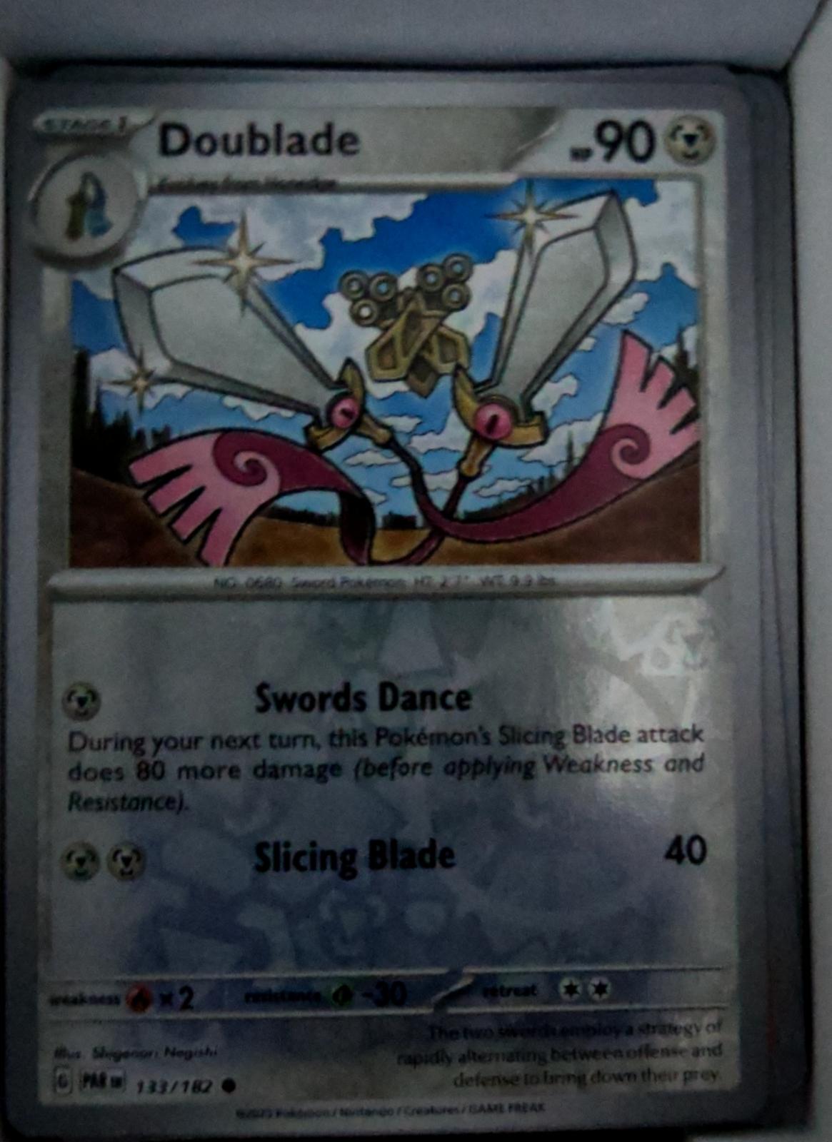 Doublade - 133/182 - Reverse Holo - PARADOX RIFT - Pokemon - Common | AA49-15